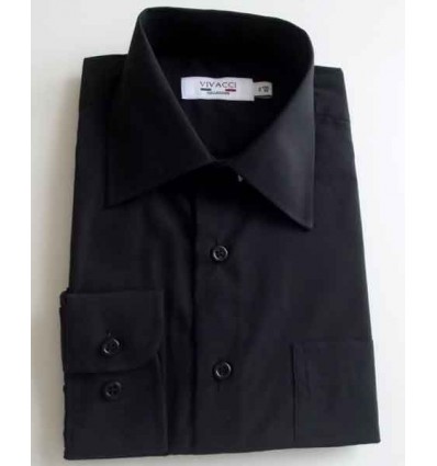 Fredao Moda Masculina Camisa preta, manga longa em tecido passa fácil, Cód. 996 Entrega imediata com todas garantias da Empres