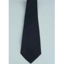 Gravata azul escuro, tradicional longa de poliéster, ref. 1338AZ