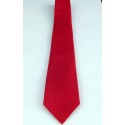 Gravata vermelha, com detalhe diagonal, modelo tradicional longo, cód 374DD