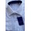  Camisa manga longa branca com listras azuis, 100% algodão de ótima qualidade, cód. 860 Entrega imediata com todas garantias 