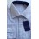  Camisa manga longa branca com listras azuis, 100% algodão de ótima qualidade, cód. 860 Entrega imediata com todas garantias 