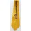  Gravata instrumento musical amarela longa tradicional, bonita e com ótimo caimento, cód 961SX Entrega imediata com todas gara