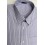 Fredao Moda Masculina Camisa extra grande bege com listras, manga curta, passa fácil, em tecido misto de algodão com poliéste