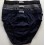  Kit 3 cuecas slips, 100% algodão, cores azul escuro, preto e marrom, cód 1502B Entrega imediata com todas garantias da Empres