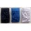  Kit 3 cuecas slips, 100% algodão, cores azul noite, azul escura e branca, cód 1502C Entrega imediata com todas garantias da E