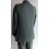 Fredao Moda Masculina Terno cinza em tecido de linhão, modelo de 3 botões, corte e modelo italiano, (com duas aberturas atrás