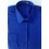 Fredao Moda Masculina Camisa azul em tecido de cetim de poliéster com brilho, manga longa, cód 1498AB Entrega imediata com tod