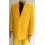 Fredao Moda Masculina Terno amarelo, corte tradicional com 2 botões em tecido de microfibra oxford, cód 1364 Entrega imediata 