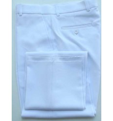 Fredao Moda Masculina Calça branca social em tecido de panamá, modelo tradicional de ótima qualidade, cód 1385 Entrega imedi