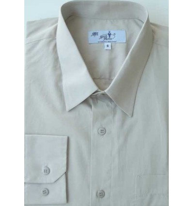  Camisa plus size, extra grande de algodão, cor bege manga comprida, Cód 991BG Entrega imediata com todas garantias da Empresa