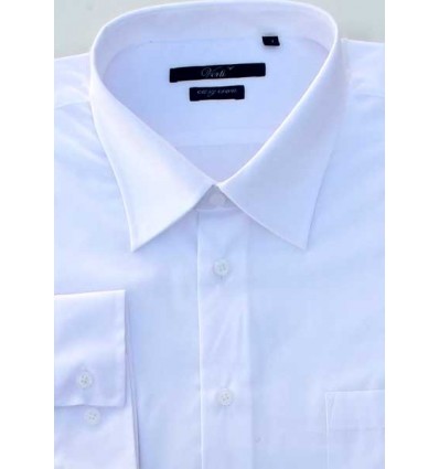 Fredao Moda Masculina Camisa branca Extra Grande (plus size) passa fácil manga longa, cód. 1461 Entrega imediata com todas gar