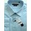 Fredao Moda Masculina Camisa Extra Grande passa fácil, manga longa da coleção plus size, cor azul claro, código 1461 Entrega