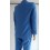 Fredao Moda Masculina Terno azul médio, corte tradicional em tecido de microfibra oxford, cód 1364 Entrega imediata com todas 