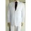 Fredao Moda Masculina Terno branco da coleção Extra Grande, modelo de 2 botões e corte italiano, cód 941 Entrega imediata co