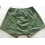 Fredao Moda Masculina Cueca verde água em malha 4K de puros algodão com abertura frontal e elástico no cós, cód 1063 Entreg