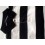 Fredao Moda Masculina Camiseta polo com listras pretas e brancas em tecido 100% algodão, cód 1196 Entrega imediata com todas g