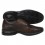  Sapato Extra Grande marrom de couro legitimo com amortecedor e tecnologia Air 3D, altamente confortável, cód. 1593 Entrega im
