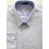 Fredao Moda Masculina Camisa Plus Size, (Extra Grande), branca com listinhas manga longa de puro algodão fio 120 Egípcio, cód
