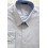 Fredao Moda Masculina Camisa Plus Size, (Extra Grande), branca com listinhas manga longa de puro algodão fio 120 Egípcio, cód