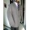 Fredao Moda Masculina Blazer masculino cinza, em tecido de lã, modelo italiano com duas aberturas atrás, cód 605 Entrega imed