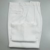 Calça branca masculina de panamá e puro poliéster com pregas:  ref  928