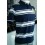  Camiseta gola polo azul com listras brancas. Cod. 846 Entrega imediata com todas garantias da Empresa Fredao