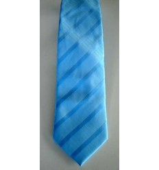 Gravata azul longa tradicional com design moderno e ótimo caimento, cód 374.A7