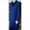 Fredao Moda Masculina Sobretudo azul em tecido panamá, corte tradicional com forro martelasse.  Cod 1239 Entrega imediata com t