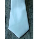 Gravata branca, tradicional lomga com design moderno, cód 961BC 