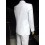 Fredao Moda Masculina Terno branco tradicional de 3 botões em microfibra oxford. Ref. 1364 Entrega imediata com todas garantias